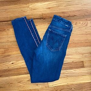 MOTHER Denim High Waisted Looker Skinny Jean